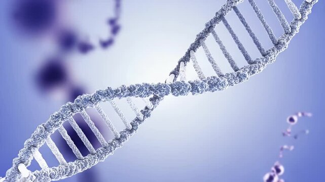 Visualizing the Intricate Structure of DNA: A Scientific Animation Exploring Genetic Code