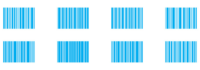 Barcode on white background. Vector illustration