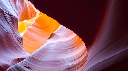 beauty of Antelope Canyon. Generative ai