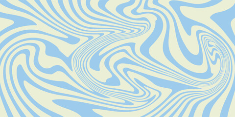 Abstract horizontal background with colorful waves. Trendy vector illustration