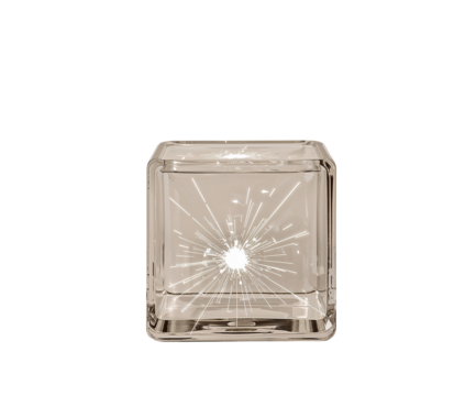Captivating Plasma Energy Crackling Within a Sealed Cube Flask Showcasing Lucid Realism and Futuristic Design