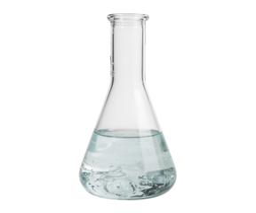 Cloudburst Scene in a Flat-Bottomed Flask, A Study in Lucid Realism and Isolated Beauty of Scientific Experiment