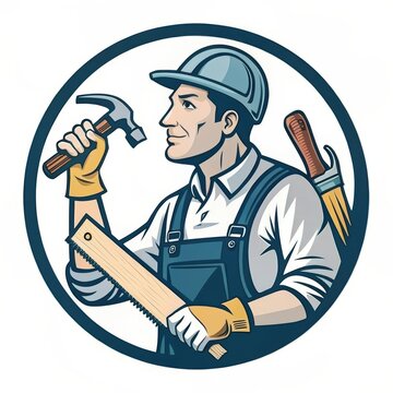 Man with hammer