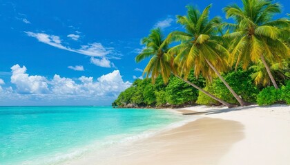Tropical Palm Trees on Beach – Bounty-Style Paradise