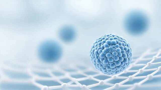 Advanced nanotech devices interacting at the atomic scale. The development of electronic devices and miniature technology.