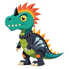 Fototapeta premium Punk dinosaur