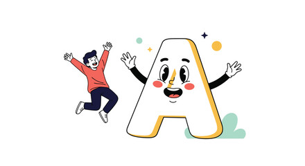 Unlocking Potential A Guide to Achieving Goals Through Determination and Perseverance Illustration