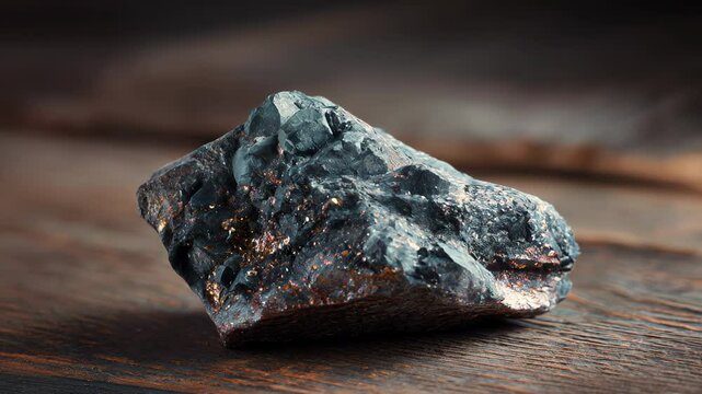 Rare Earth Elements Close-Up &ndash; Macro Video of Raw Metal and Mineral Ores