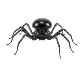 Futuristic Smart Irrigation Spider Bot for Precision Agriculture and Eco Conscious Farming Practices on Isolated Background