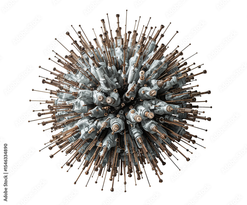 Poster intricate engine core, a detailed depiction of a detonated propulsion manifold fragment suspended in