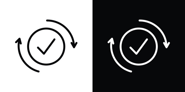 Consistency icon in black. flat graphic vector icon