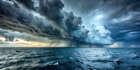 Heavy Stormy Weather at Sea