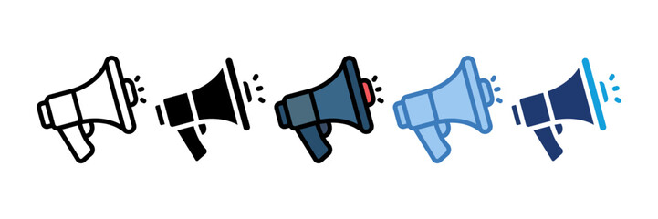 Megaphone Icon Element For Design