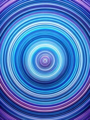 Swirling patterns of concentric circles in shades of blue and purple