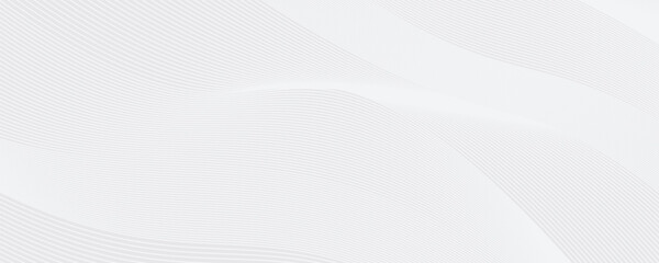 White geometric abstract background overlap layer on bright space with lines effect decoration. Modern graphic design element circles style concept for banner.