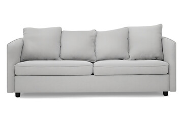 Modern sofa, Furniture for the modern interior, minimalist design minimal style on isolated white background