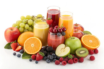 Delicious Fruit Smoothies and Fresh Produce: A Vibrant Blend of Health and Flavor