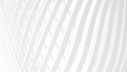 Abstract Architectural Structure In White