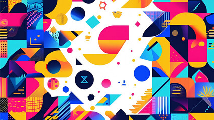 vector illustration of a colorful background