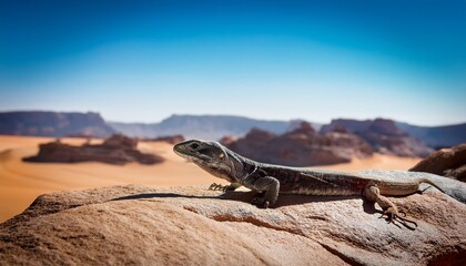 lizard in the stone desert