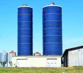 grain storage tanks