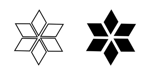 star icon white on background