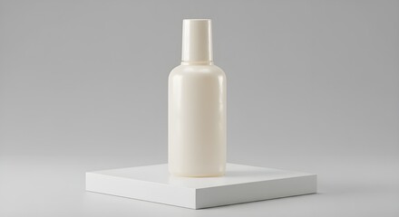 white bottle isolated