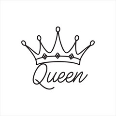 crown icon vector illustration