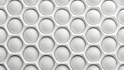 hexagon seamless pattern golf ball texture. ai generated