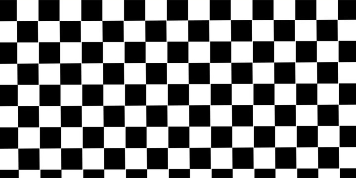 Checkerboard. black and white background for checkers and chess featuring a square pattern with a grid.