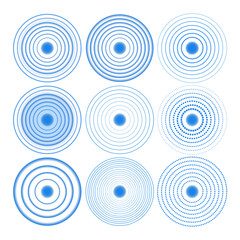Neon Wi-Fi symbol flashes with pulse animation rhythm. Cyan radar sweeps with glowing magnetic field waves. Digital sonar rings echo around detection core. Sound loop glimmers