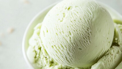 green ice cream