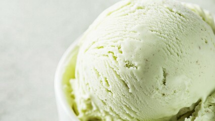 green ice cream
