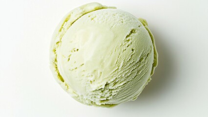 green cabbage isolated on white