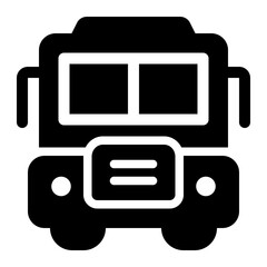 School Bus Outline Icon