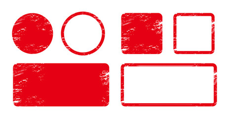 ハンコスタンプコレクション：認印・実印・銀行印デザイン