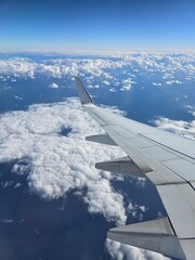 view from airplane window