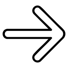 Obraz premium Right Arrow Icon Simple, Bold, and Clean Vector Illustration