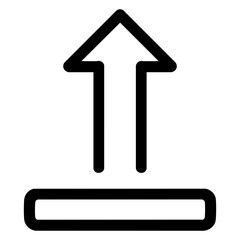 Upload Icon Simple, Clean, and Versatile Upload Arrow Graphic