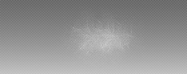 Christmas glowing bokeh confetti light and glitter texture overlay for your design. Frosting effect sugar png, salt and flour for baking, with powder white and isolated on transparent background.
