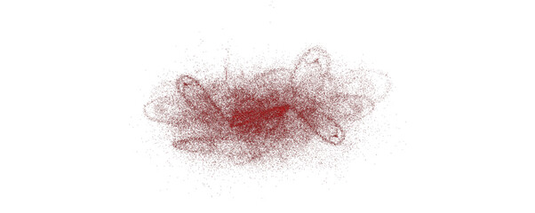 An explosion of chili powder, a scattering of dried pepper, realistic hot paprika, chaotic splashes of seasonings, png.	