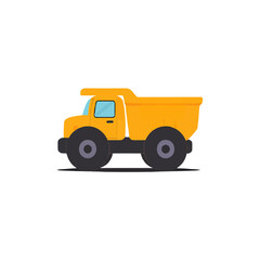 toy truck isolated on white