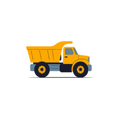 toy truck isolated on white