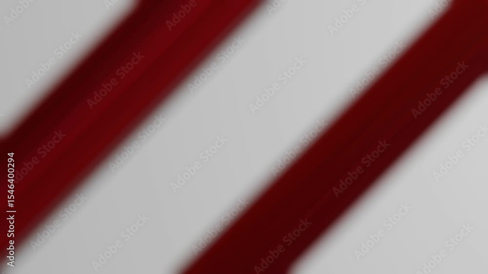 Poster blurred red stripes move quickly across the screen. abstract background. 3d render looped animation