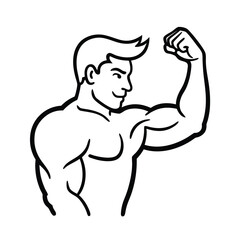 biceps muscle arm strength fitness body building