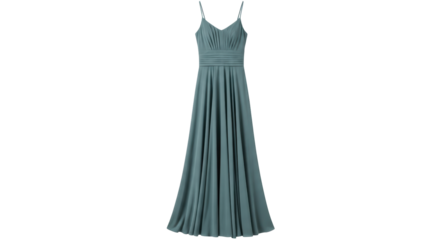 Isolated Elegant Blue Dress
