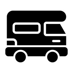 Camper Van Travel Icon