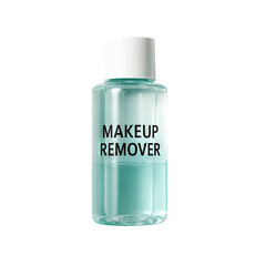 Clear Makeup Remover Bottle with Label