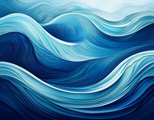 blue river ocean water wave fluid layer background curve zigzag abstract
