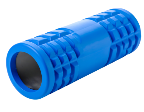 Blue Foam Roller for Fitness and Recovery, Ideal for Stretching, Yoga, and Muscle Rehabilitation